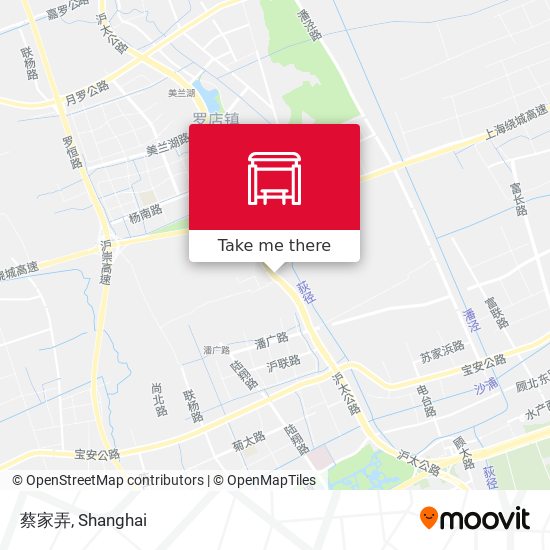 蔡家弄 map