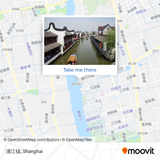 浦江镇 map