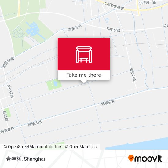 青年桥 map