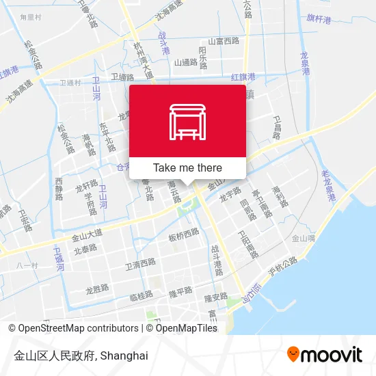 金山区人民政府 map