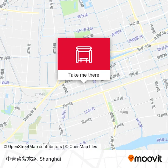 中青路紫东路 map