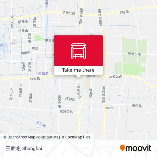 王家滩 map