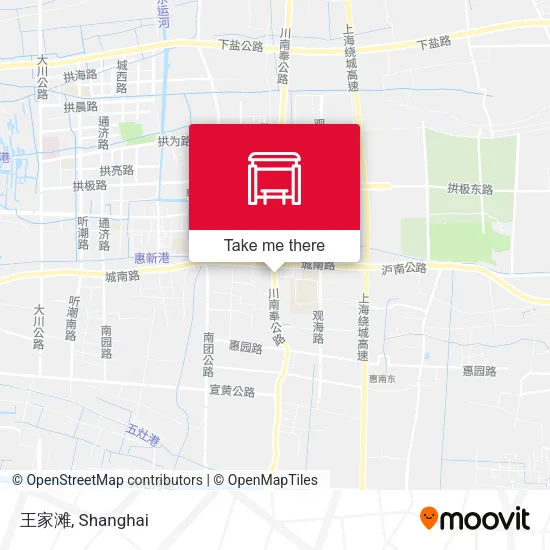 王家滩 map