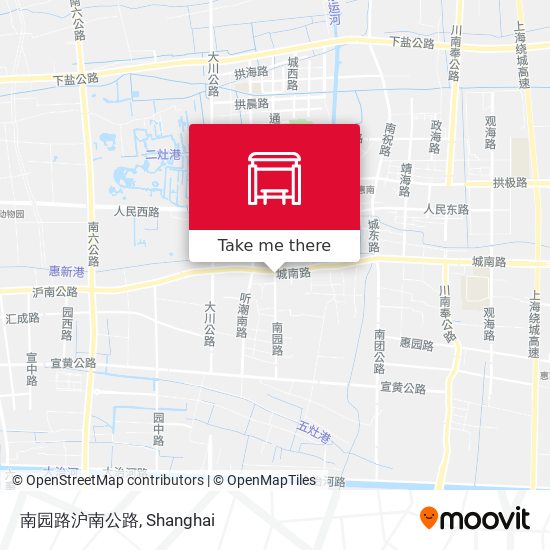 南园路沪南公路 map
