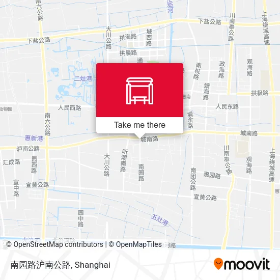 南园路沪南公路 map
