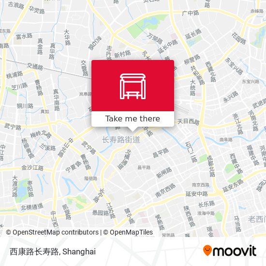 西康路长寿路 map