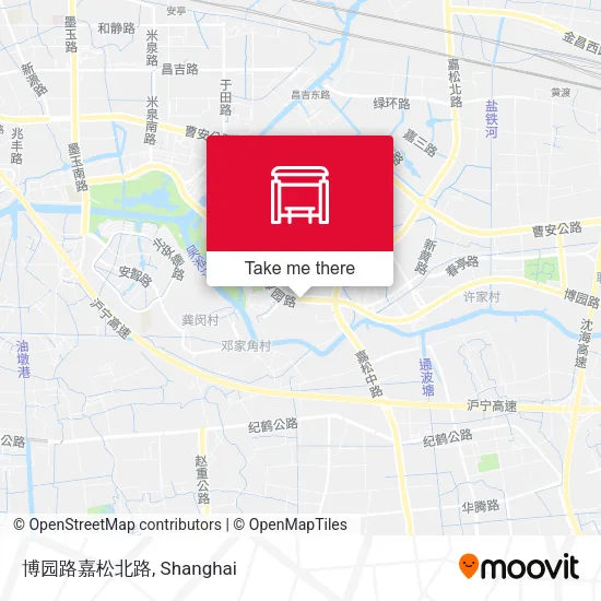 博园路嘉松北路 map