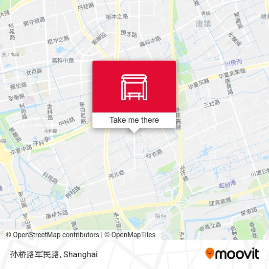 孙桥路军民路 map