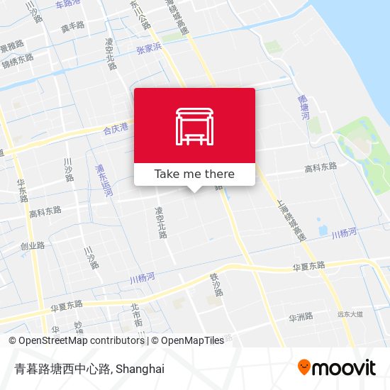 青暮路塘西中心路 map