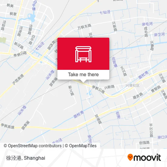 徐泾港 map