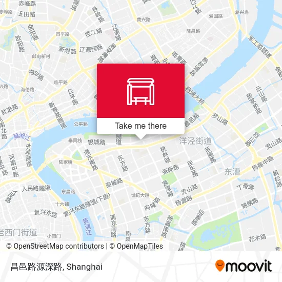 昌邑路源深路 map