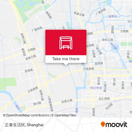 正泰生活区 map