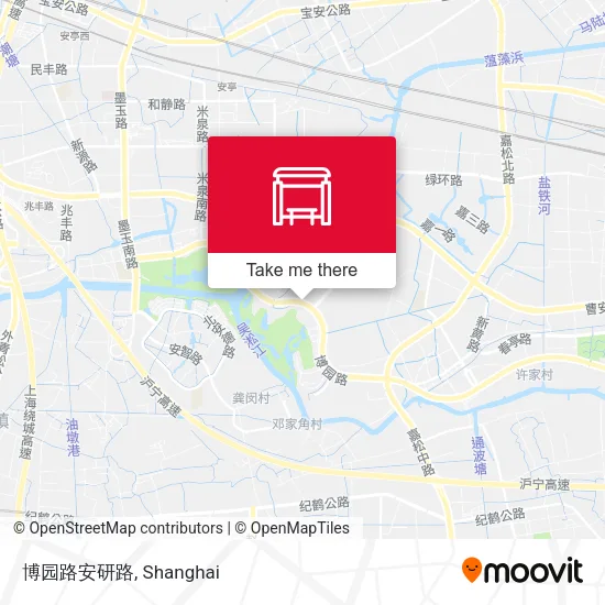 博园路安研路 map
