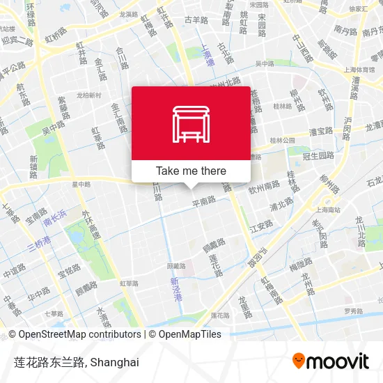 莲花路东兰路 map