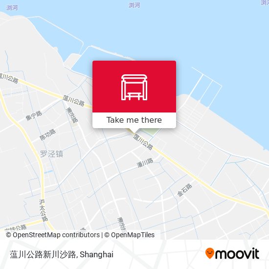 蕰川公路新川沙路 map