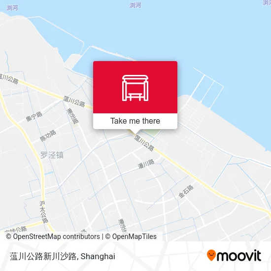 蕰川公路新川沙路 map