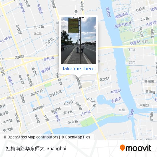 虹梅南路华东师大 map