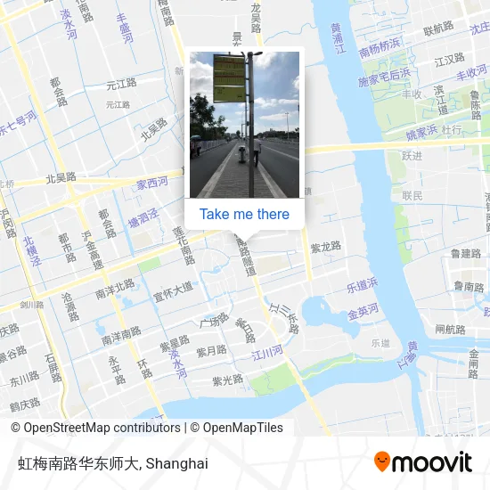 虹梅南路华东师大 map