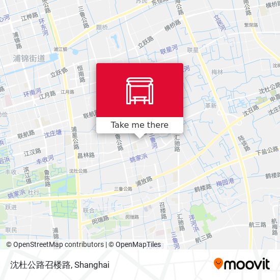 沈杜公路召楼路 map