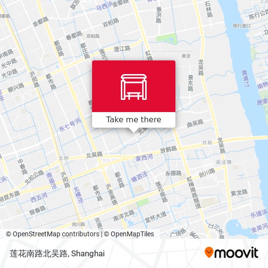 莲花南路北吴路 map