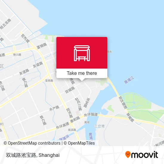 双城路淞宝路 map