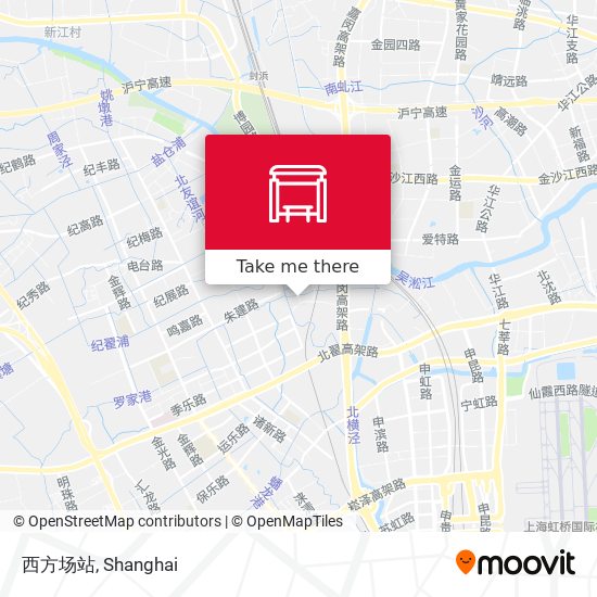 西方场站 map