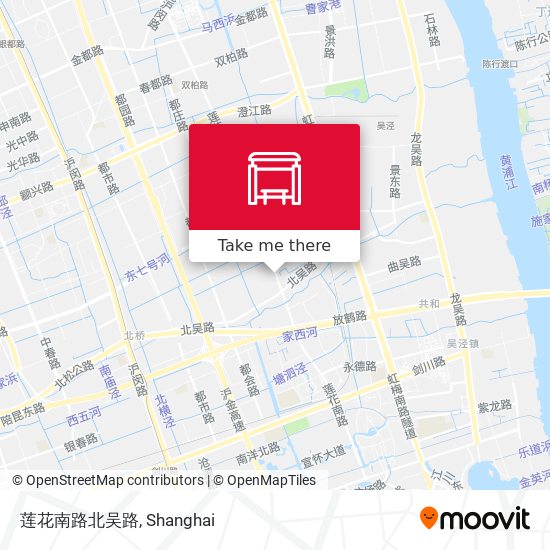 莲花南路北吴路 map