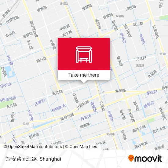 瓶安路元江路 map