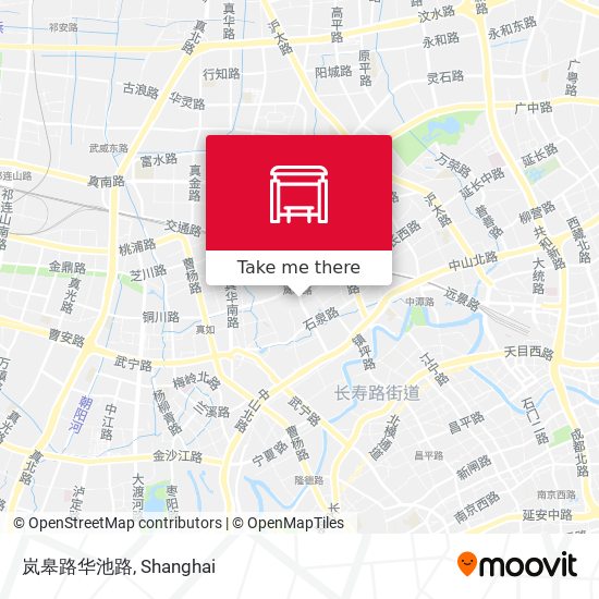 岚皋路华池路 map