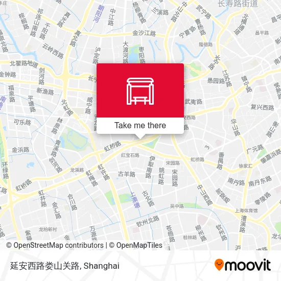 延安西路娄山关路 map