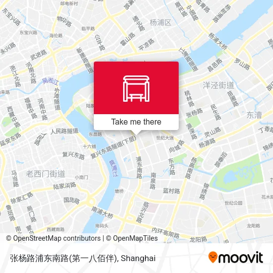 张杨路浦东南路(第一八佰伴) map