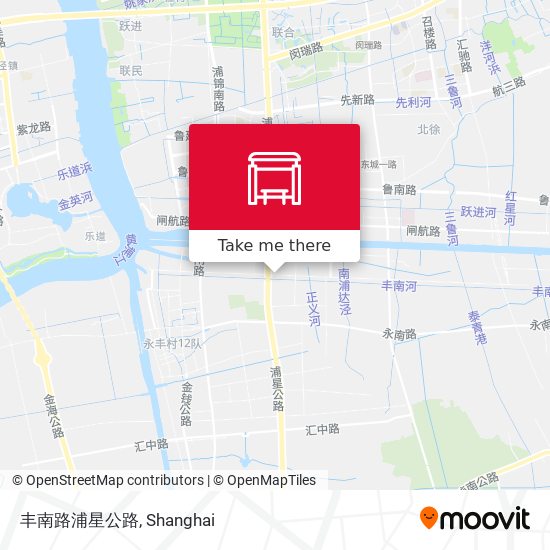 丰南路浦星公路 map