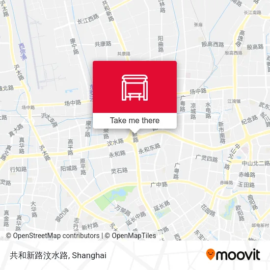 共和新路汶水路 map