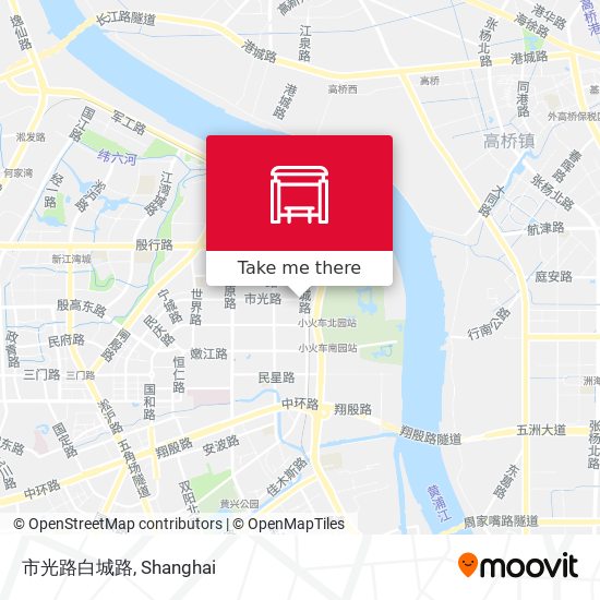 市光路白城路 map