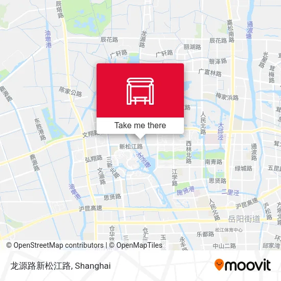 龙源路新松江路 map
