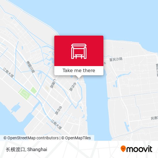 长横渡口 map