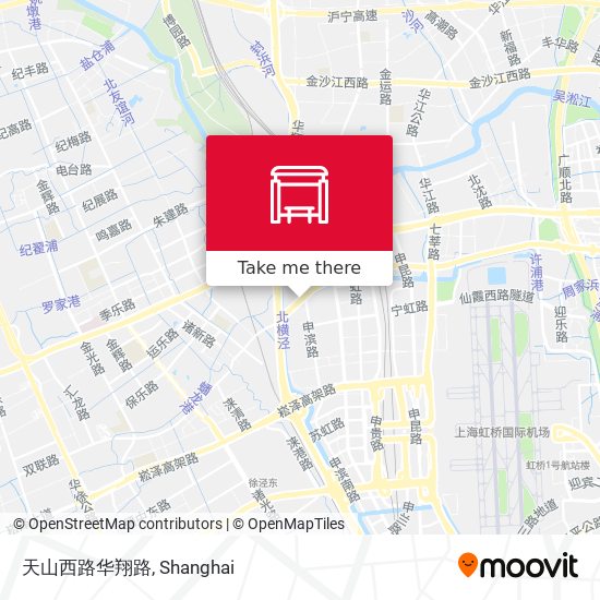 天山西路华翔路 map
