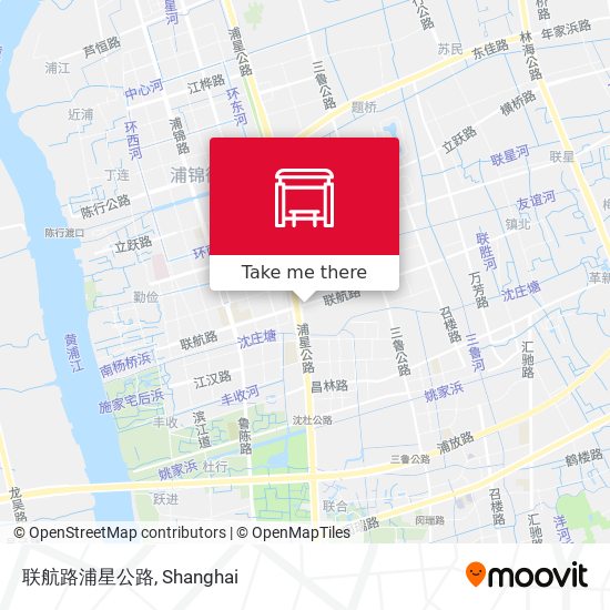 联航路浦星公路 map
