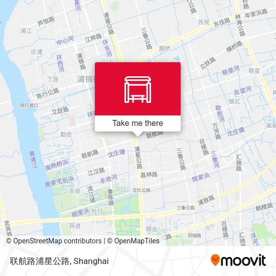 联航路浦星公路 map