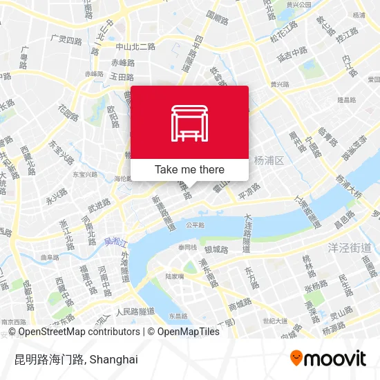 昆明路海门路 map