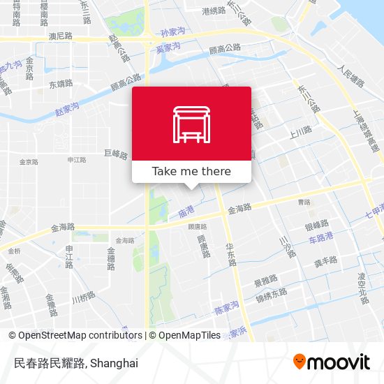 民春路民耀路 map