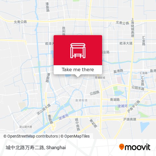 城中北路万寿二路 map