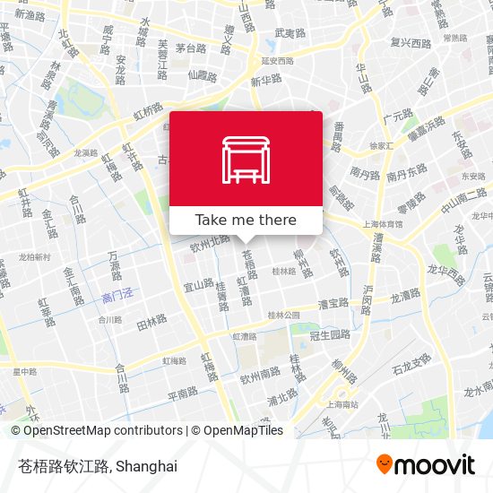 苍梧路钦江路 map