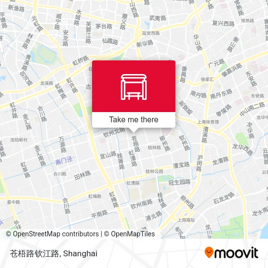 苍梧路钦江路 map