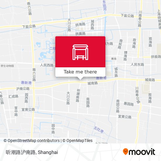 听潮路沪南路 map