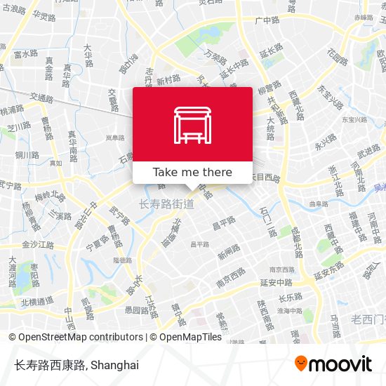 长寿路西康路 map