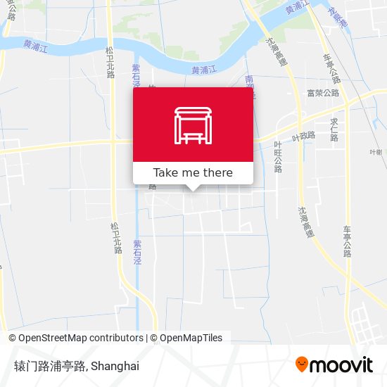 辕门路浦亭路 map