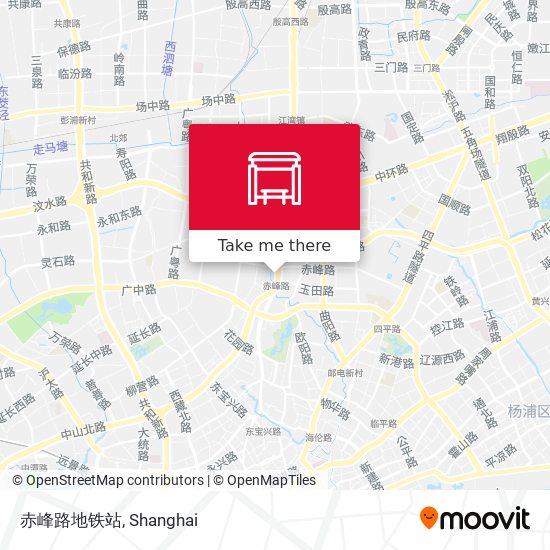 赤峰路地铁站 map