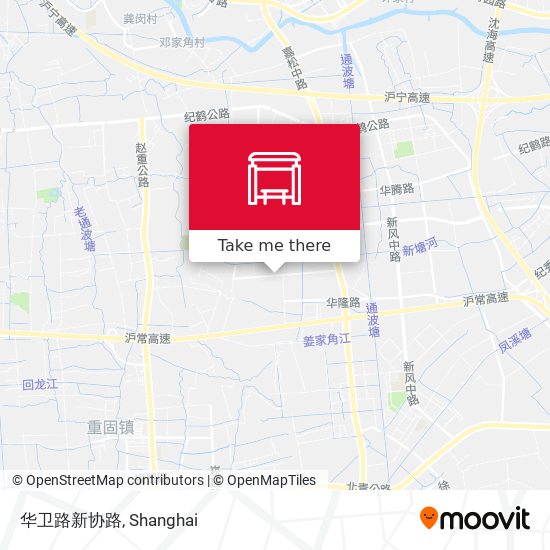 华卫路新协路 map