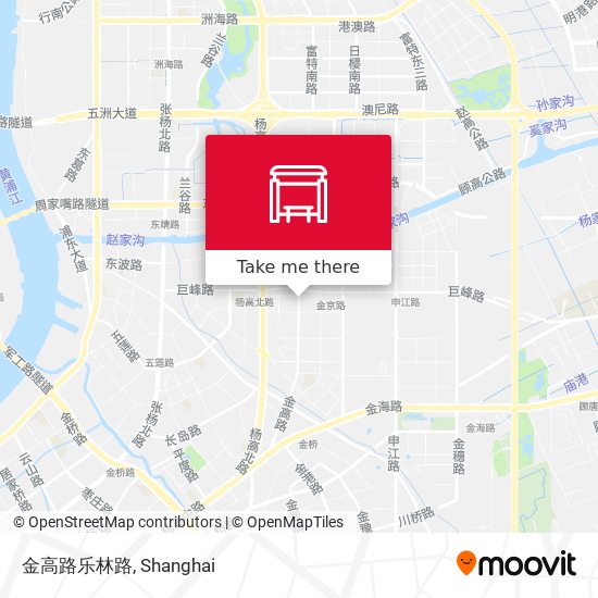 金高路乐林路 map